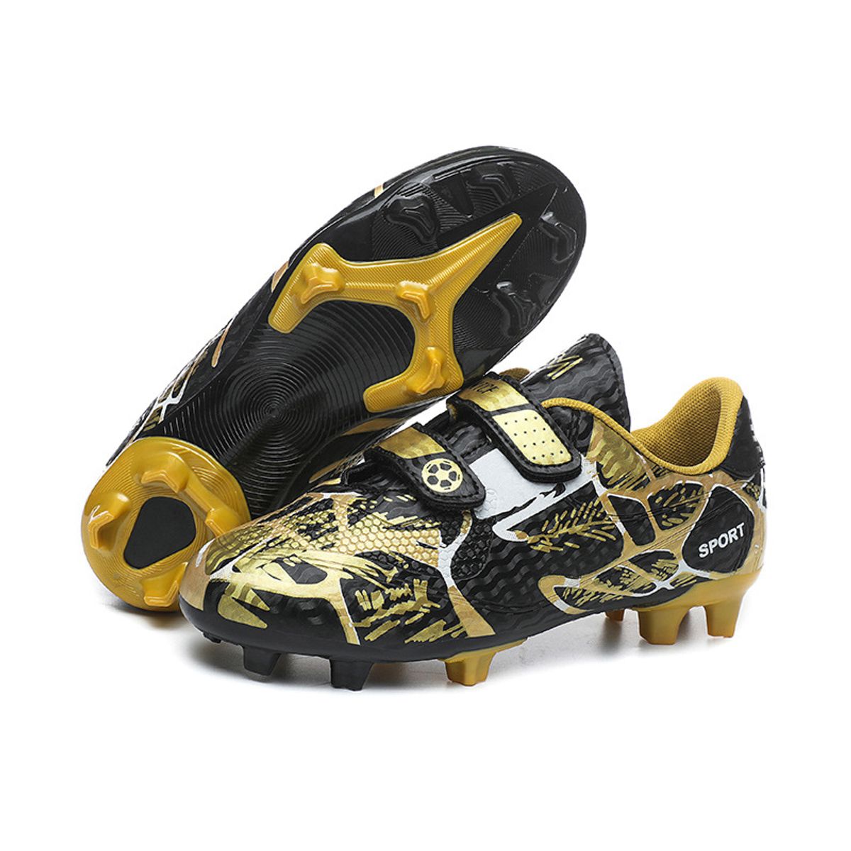 DANWEILE - Zapatos de futbol nio FG zapatillas de futbol