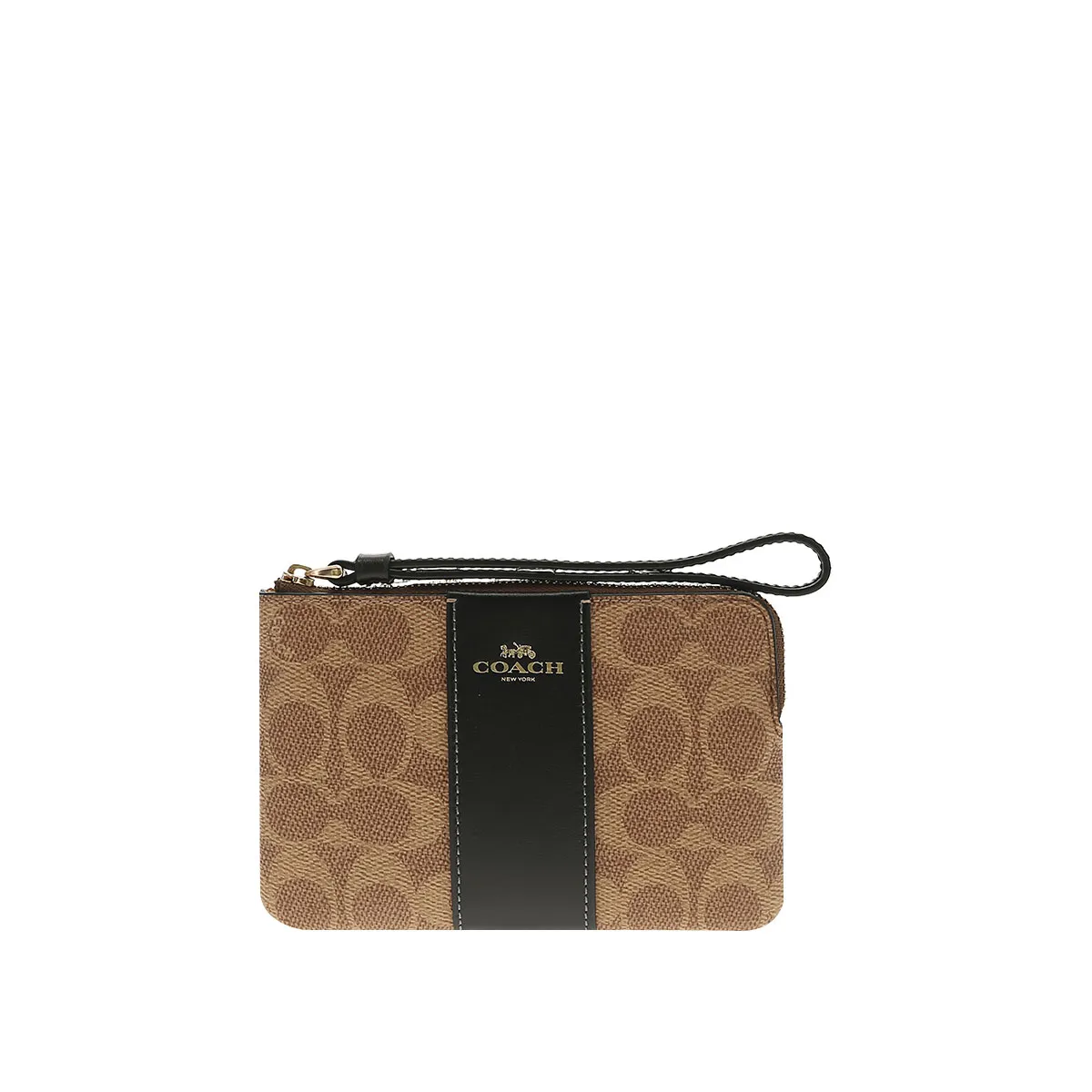 COACH - CARTERA MANO MUJER CORNER ZIP MOCCA