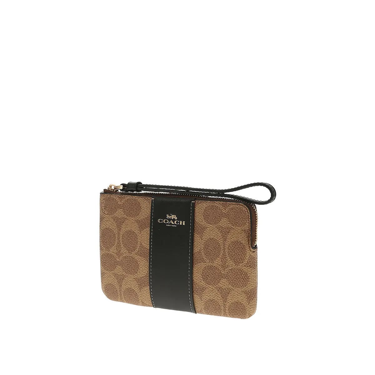 COACH - CARTERA MANO MUJER CORNER ZIP MOCCA
