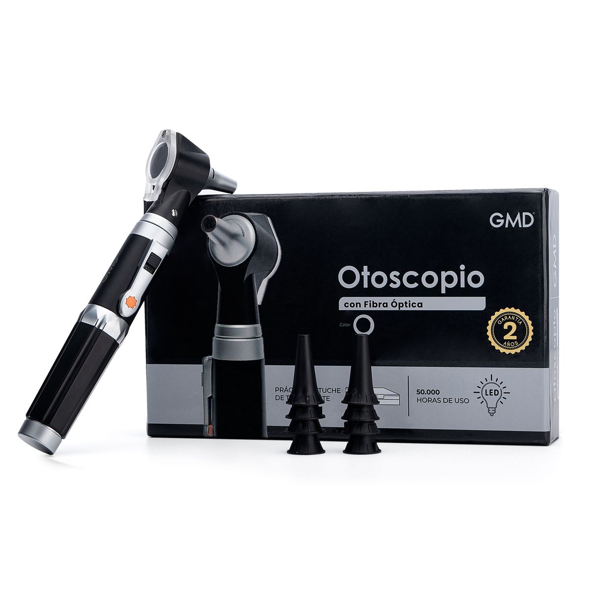 GENERICO - Otoscopio LED con Fibra Óptica GMD HS-OT10
