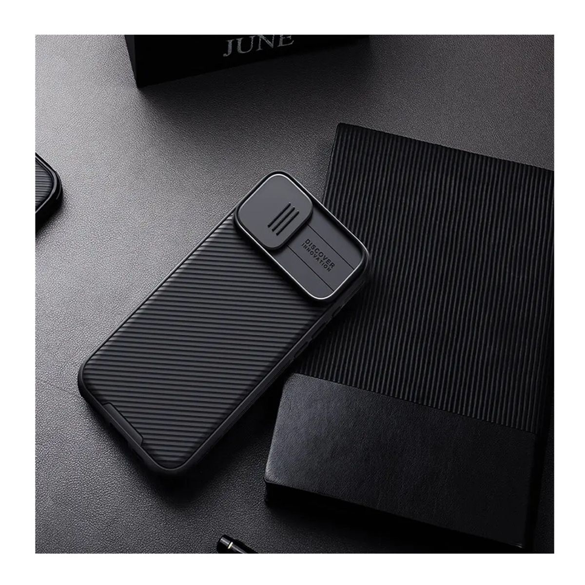 NILLKIN - CASE NILLKIN CAMSHIELD PARA IPHONE 16 COLOR NEGRO