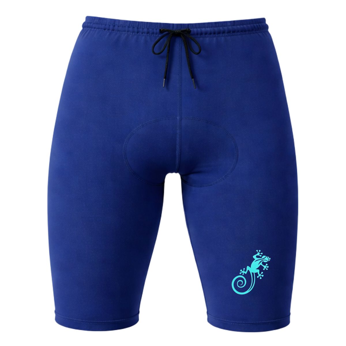 AQUA&MODA - SHORT DE NATACIÓN DE LICRA AZUL MARINO CON PROTECCIÓN UV AQUAMODA SNLAQAMSLT SALAMANDRA LOGO TURQUES