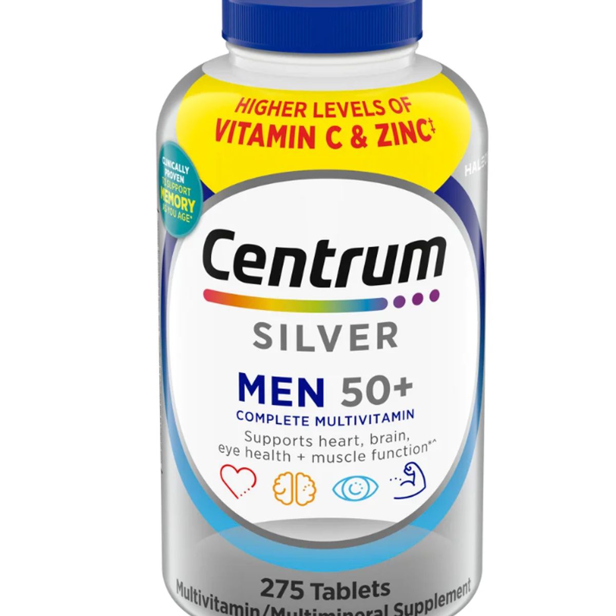 GENERICO - CENTRUM SILVER HOMBRE 50+, 275 TABLETAS