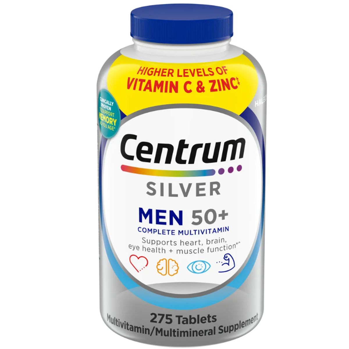 GENERICO - CENTRUM SILVER HOMBRE 50+, 275 TABLETAS