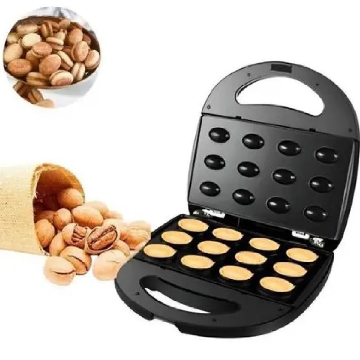 GENERICO - Máquina Horno Portátil para Hacer Galletas de Nuez Nut Maker