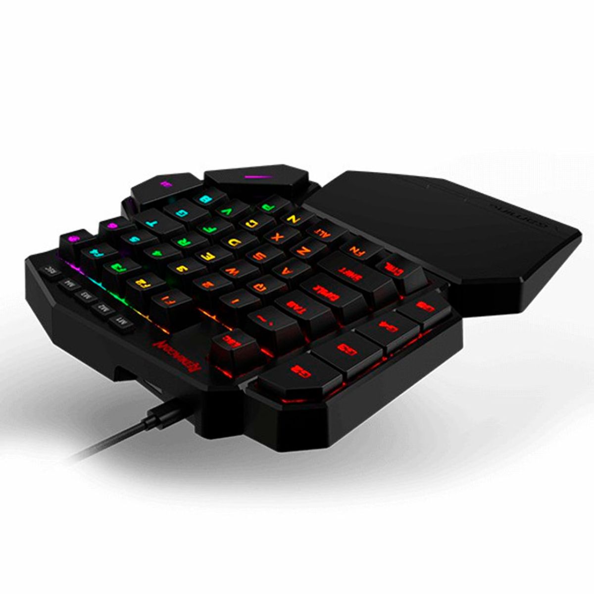 REDRAGON - Teclado Gamer Redragon K585RGB DITI RGB Mecánico Una Mano