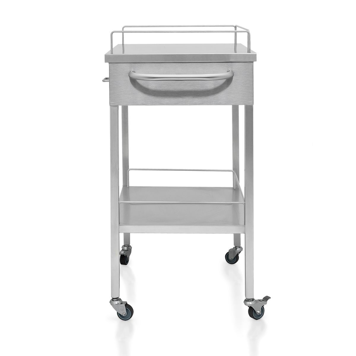 GENERICO - Mesa de Acero Inoxidable Rodable para Múltiples Usos