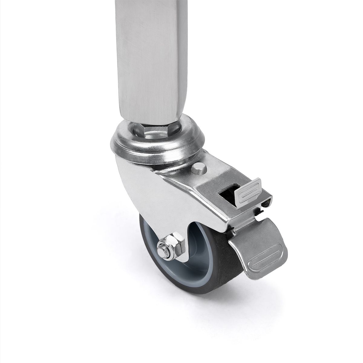 GENERICO - Mesa de Acero Inoxidable Rodable para Múltiples Usos