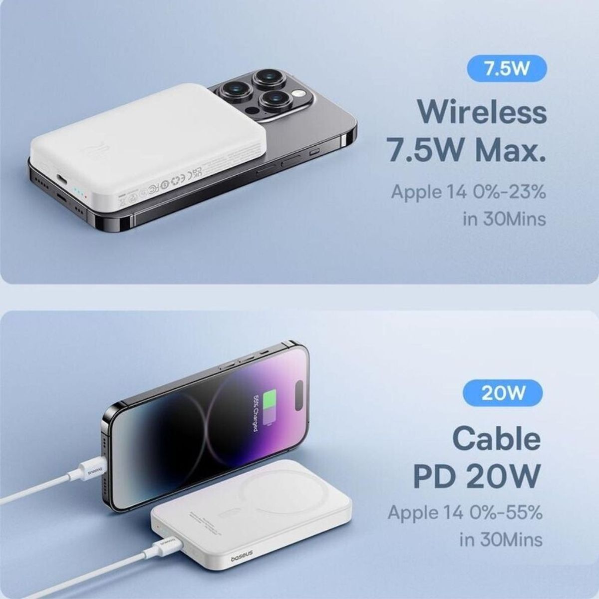 LOGIC - Kit Gamer Celular Logic G1L 14GB RAM 128GB + PowerBank Baseus 5000mAh