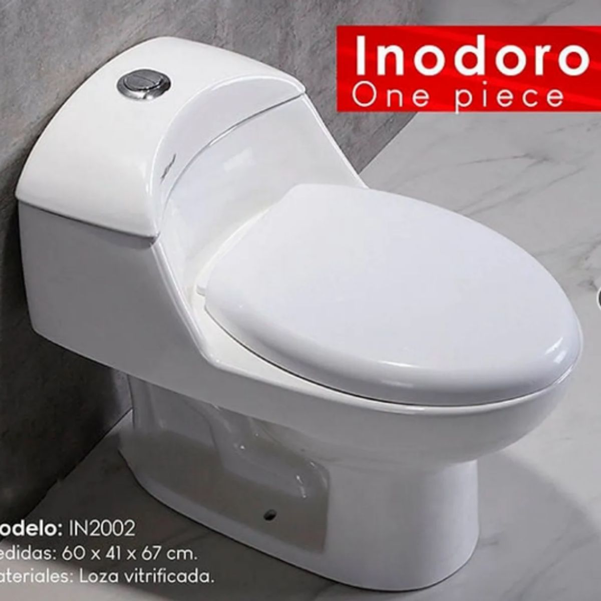 INODORO ONE PIECE BLANCO, marca GENERICO - Foto 2