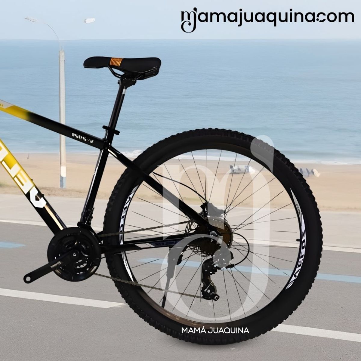 Bicicleta Montañera Deportiva Aro 29 «VELOZ HYDRAX» Yellow, marca Velox - Foto 2