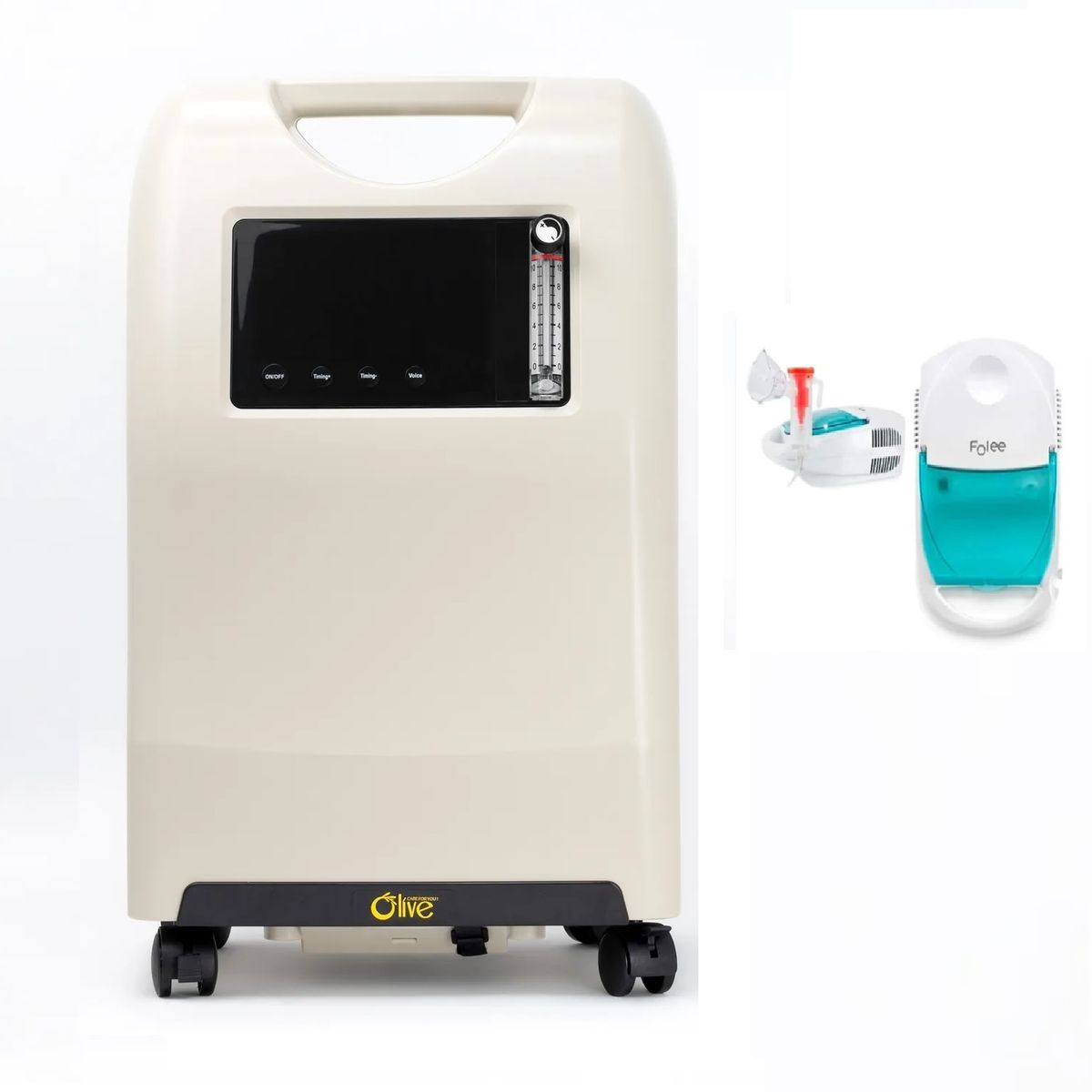 CONCENTRADOR DE OXIGENO UN FLUJO OLIVE 10L + NEBULIZADOR, marca OLIVE - Foto Principal