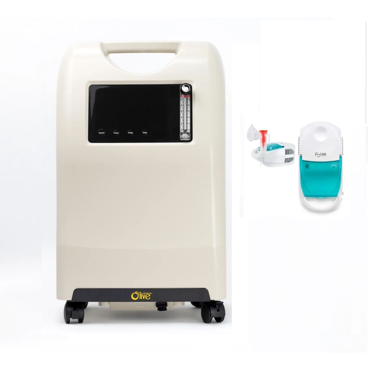 CONCENTRADOR DE OXIGENO UN FLUJO OLIVE 10L + NEBULIZADOR, marca OLIVE - Foto Principal