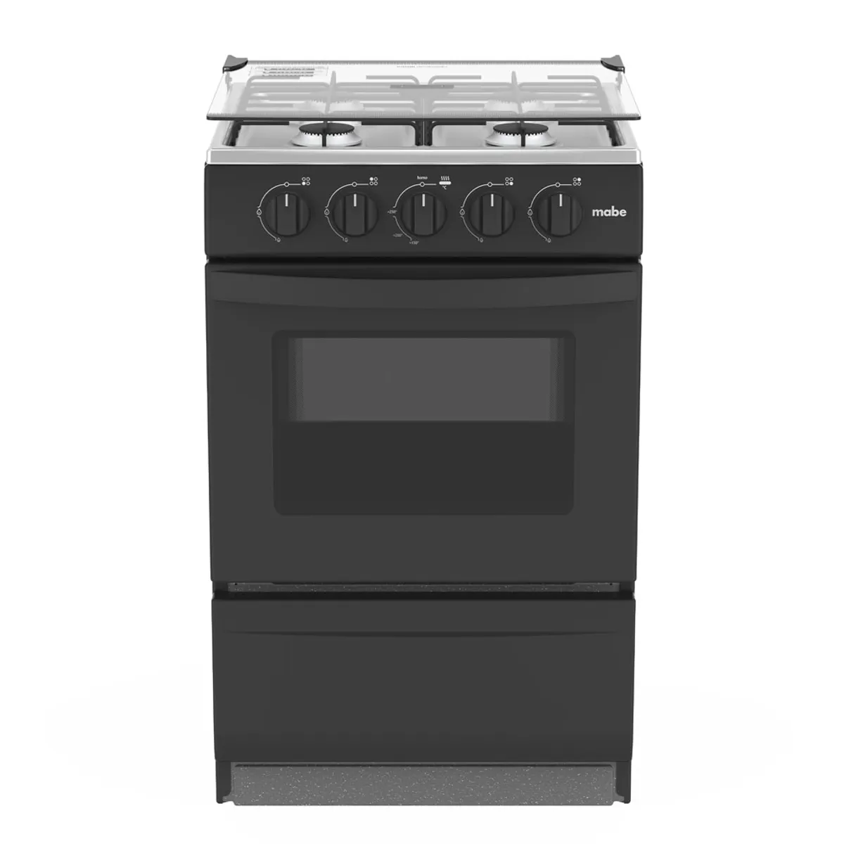 Mabe - Cocina de Piso a Gas 51 cm Negro Mabe EMP2000AN0