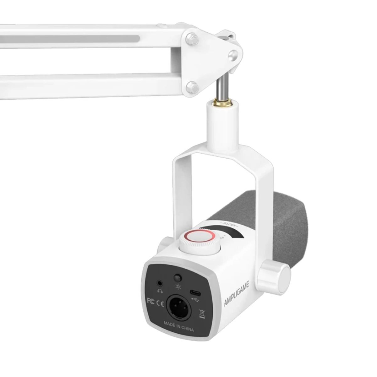 Micrófono Fifine AM8PROT WHITE con Brazo, marca FIFINE - Foto 2