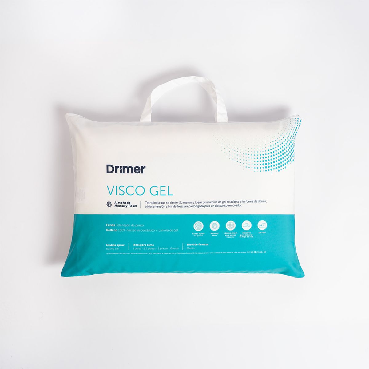 DRIMER - Almohada Drimer Visco Gel Estándar