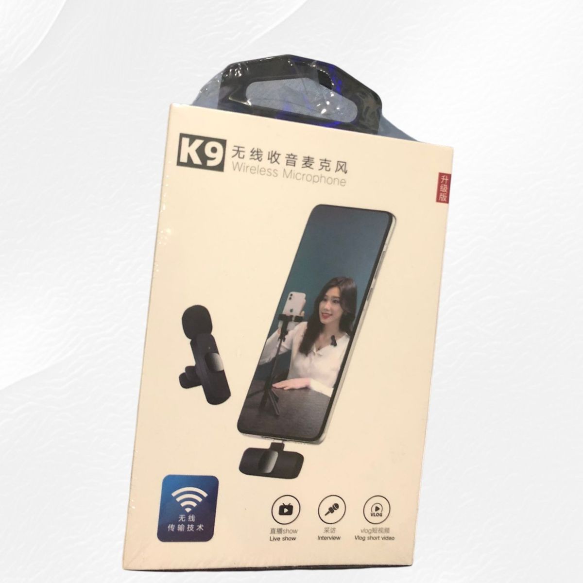 GENERICO - MICRÓFONO SOLAPERO INÁLAMBRICO K9 TIPO C