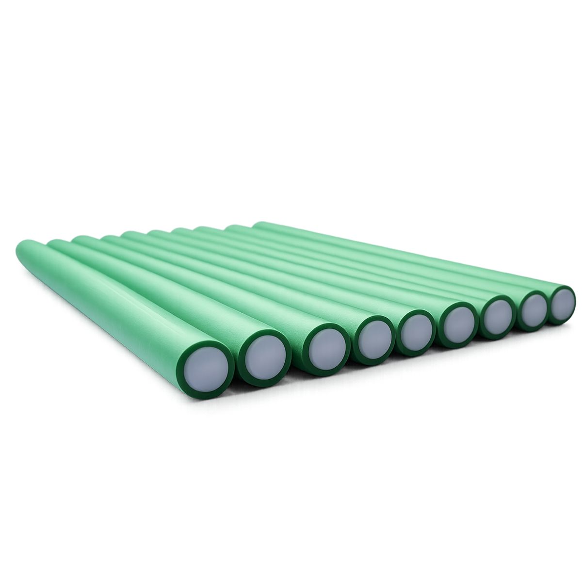 MAJIKA - Set de Tubos Flexibles T-02 para Rizos x10 Unidades Colores Surtidos Profesional