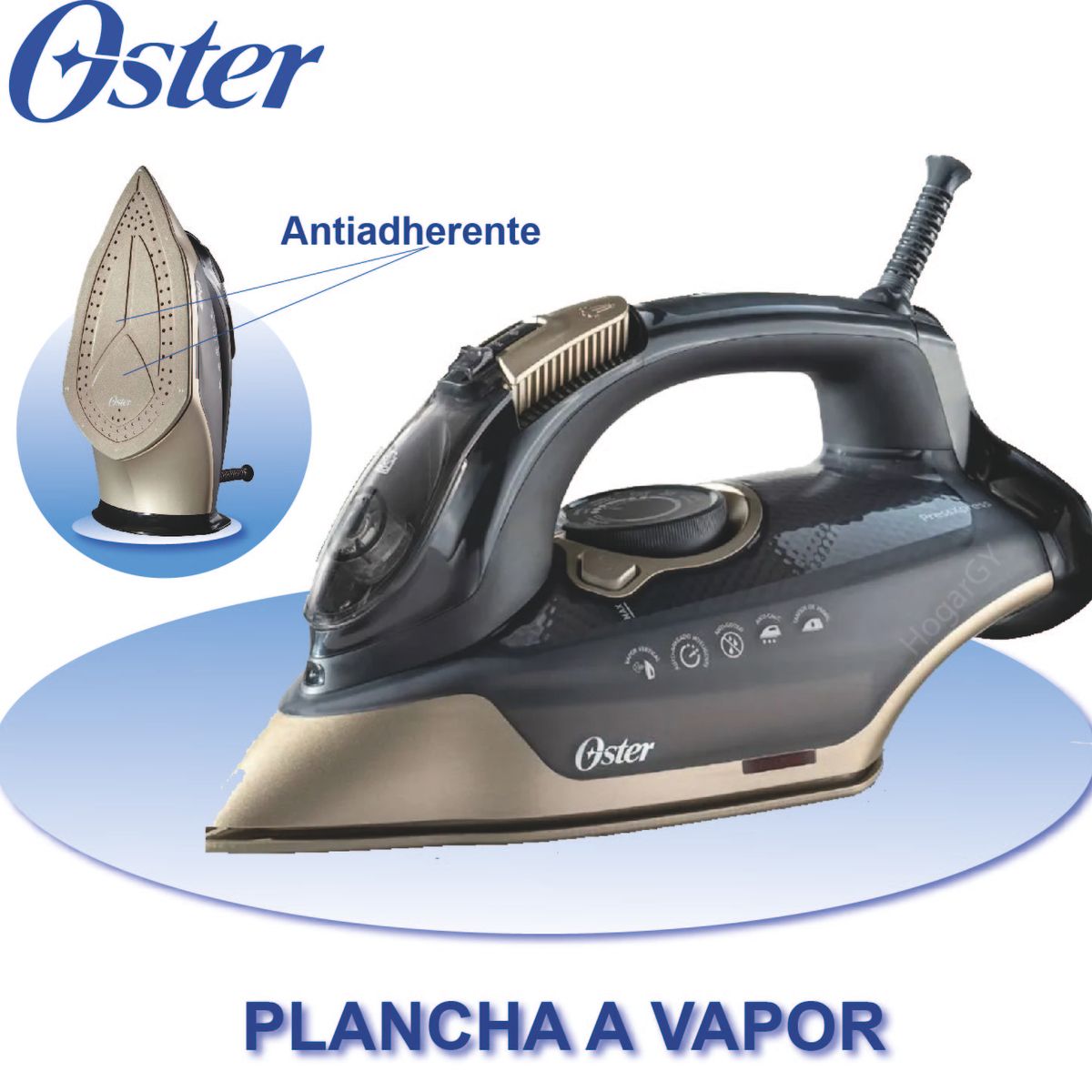 OSTER - Plancha a Vapor Oster PressXpress con Apagado Automático GCSTPX9000B