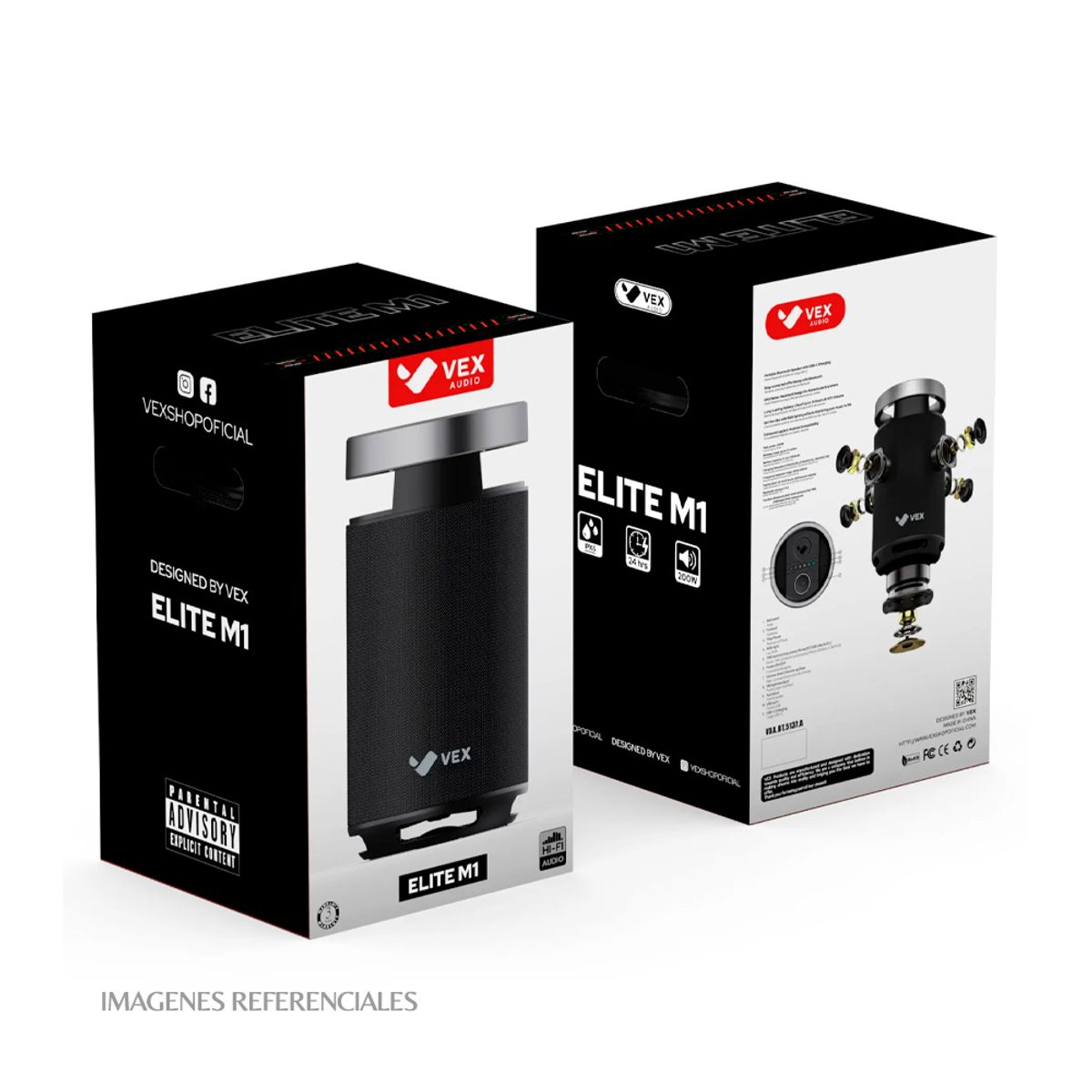 VEX - Parlante Bluetooth Vex Elite M1 de 200 Watts