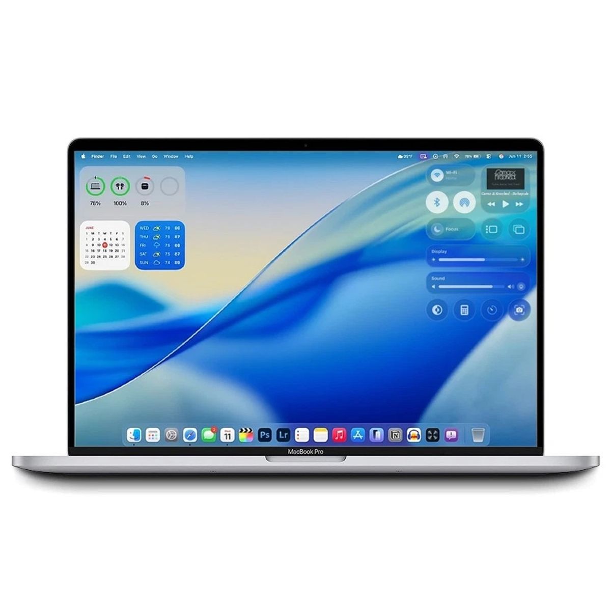 APPLE - 2018 APPLE MACBOOK PRO 15" 16GB RAM 256GB SSD 2.20 GHZ INTEL CORE I7 TOUCH BAR 6 NUCLEOS SILVER