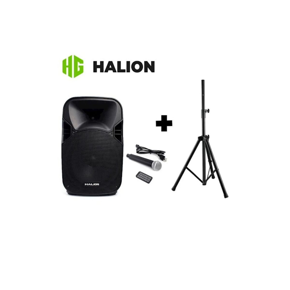 HALION - Parlante Activo Halion PHA-12AL Batería Recargable 600W USBBluetooth