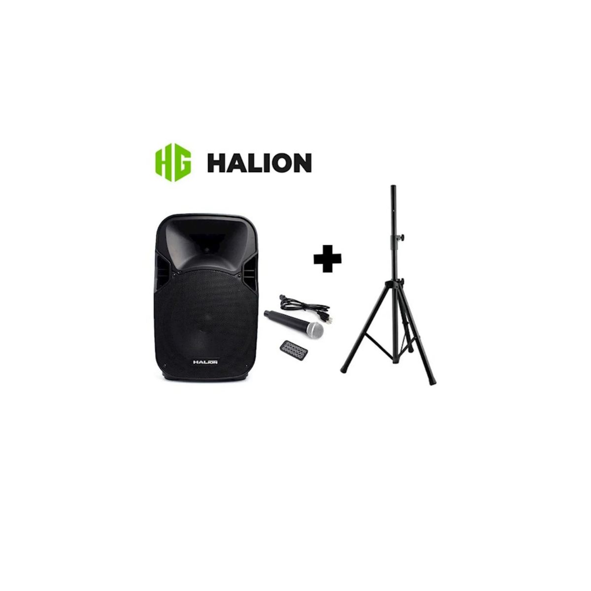 HALION - Parlante Activo Halion PHA-12AL Batería Recargable 600W USBBluetooth