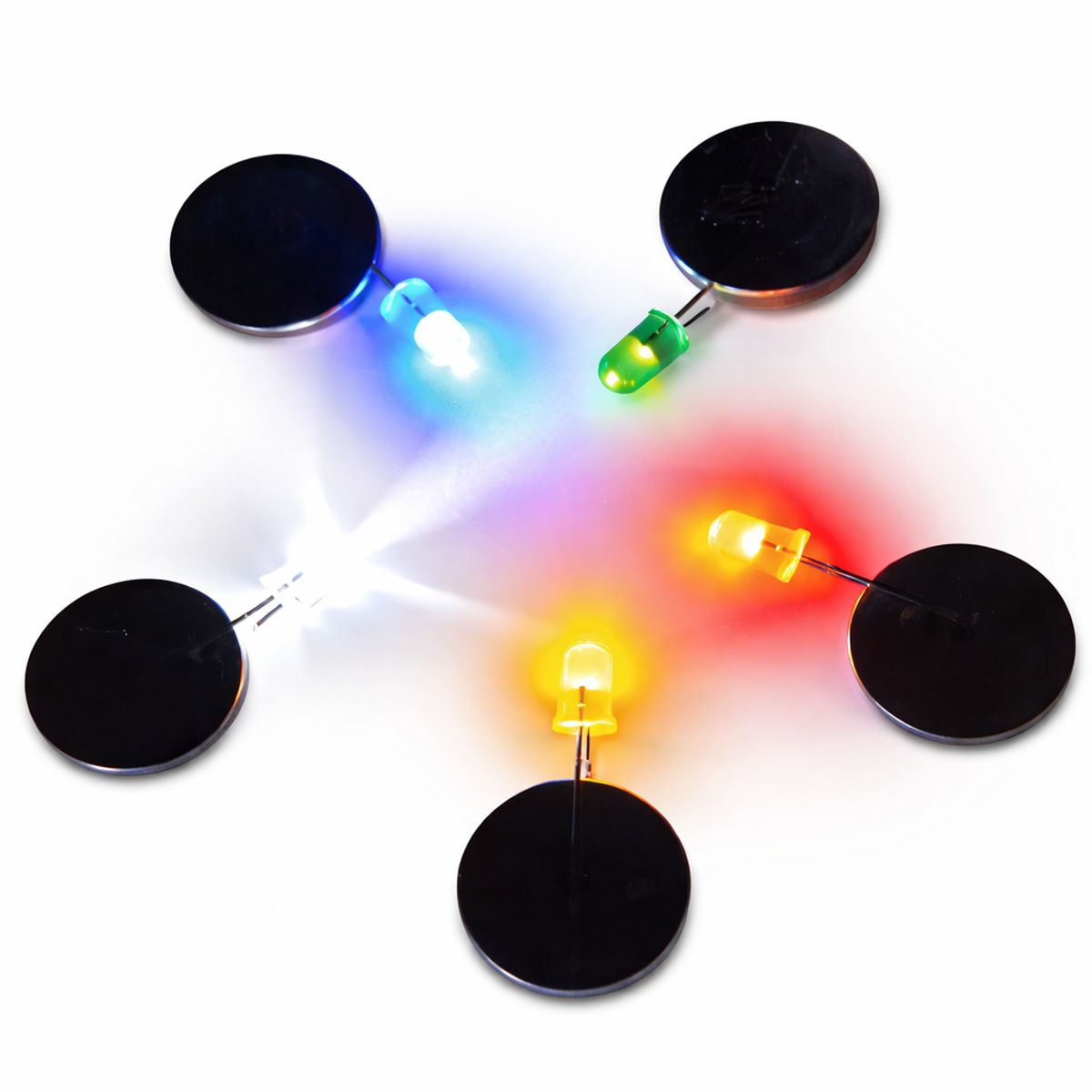 GENERICO - Pack 100 LEDs 3mm 5mm Diodos LED Ultra Brillantes Colores Arduino Electrónica
