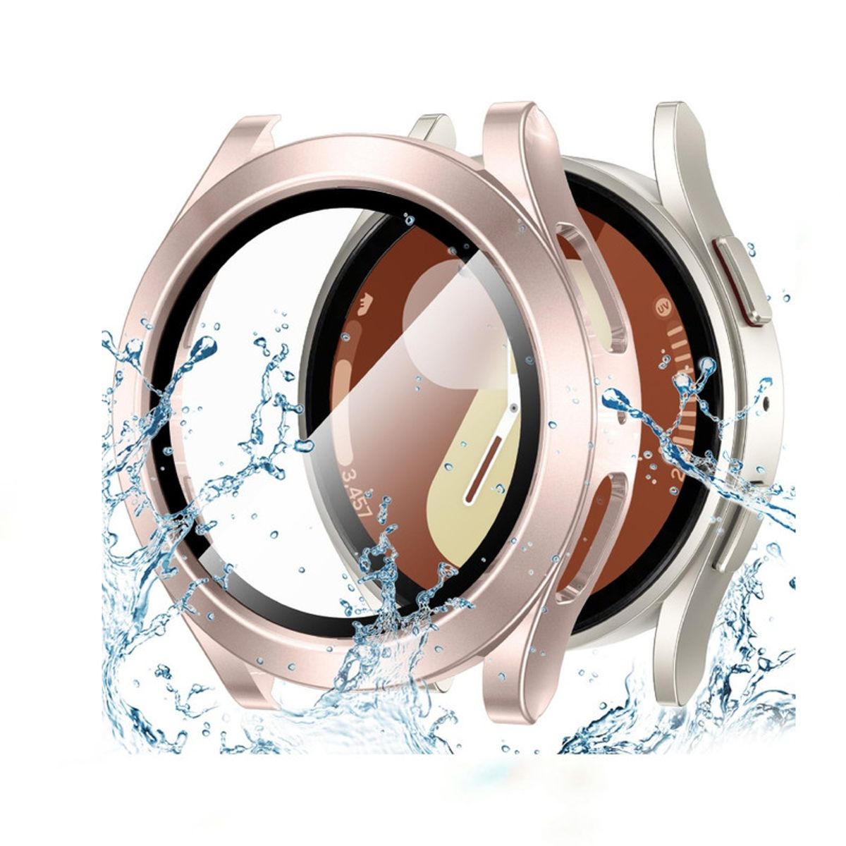 GENERICO - Case Bumper Para Samsung Watch 7 40MM - Rosa