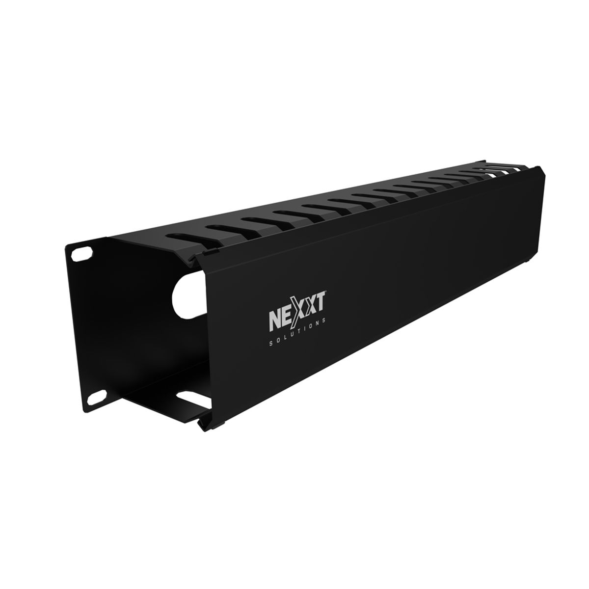 GENERICO - Organizador De Cables Horizontal 2U Nexxt Solutions Para Bastidor 19" - Conduce Y Ordena C