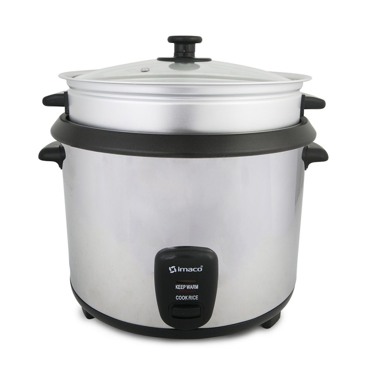 IMACO - Olla Arrocera Metálica Imaco 2.8L IRC281 Resistente, Práctica y Eficiente