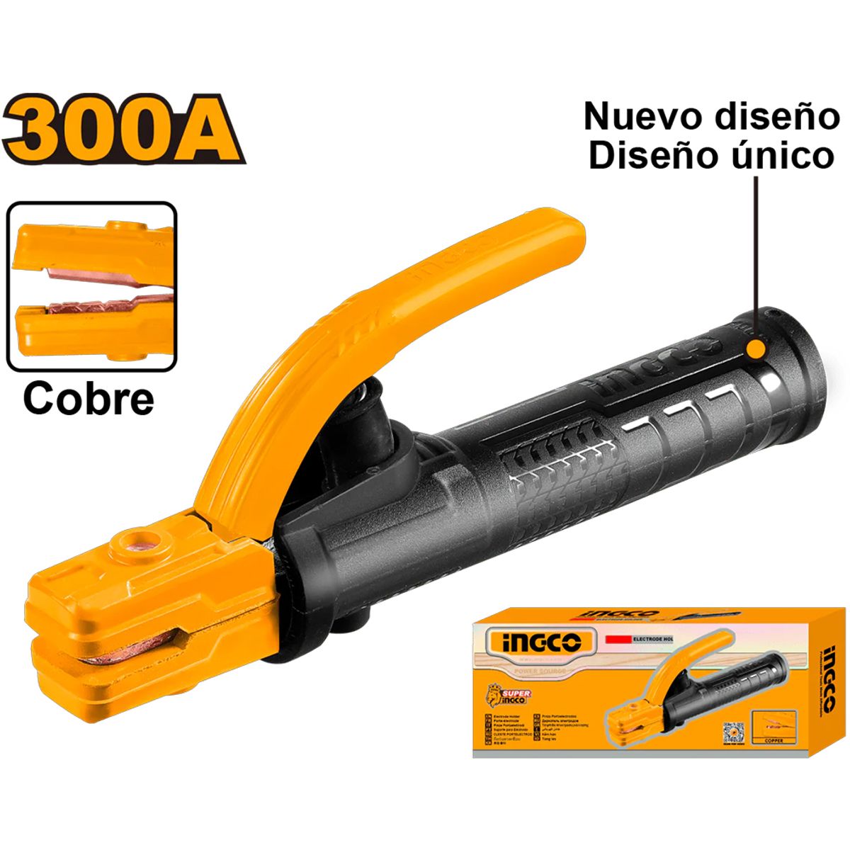INGCO TOOLS - PORTA ELECTRODOS INGCO 300A WAH3008