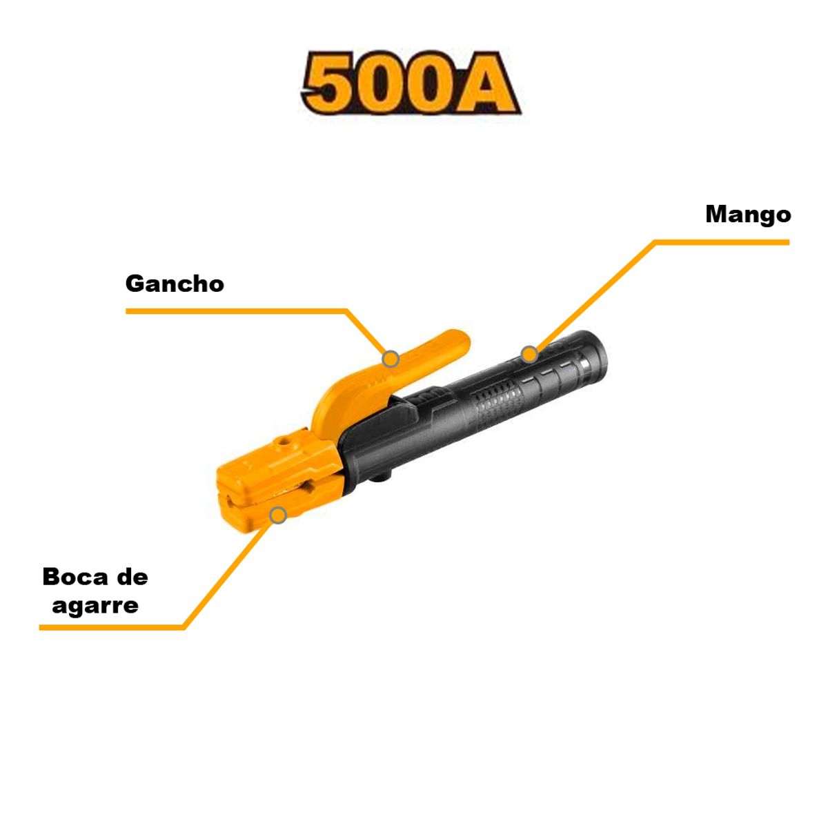 INGCO TOOLS - PORTA ELECTRODOS INGCO 500A WAH5008
