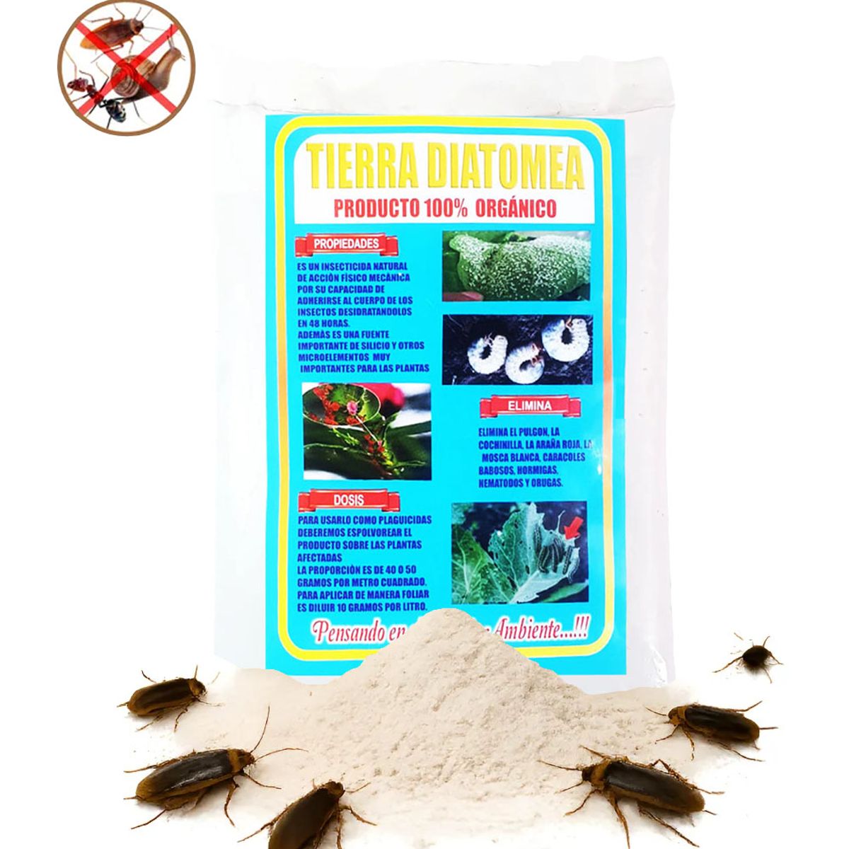 Tierra orgánica Diatomea, marca OEM - Foto Principal