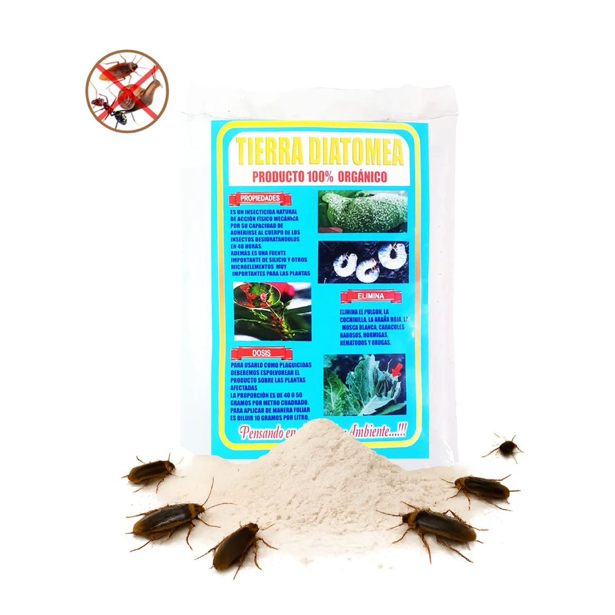 Tierra orgánica Diatomea, marca OEM - Foto Principal