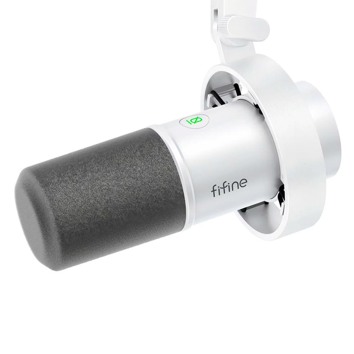 FIFINE - Micrófono FIFINE K688 Dinámico Blanco USBXLR Cardioide Profesional