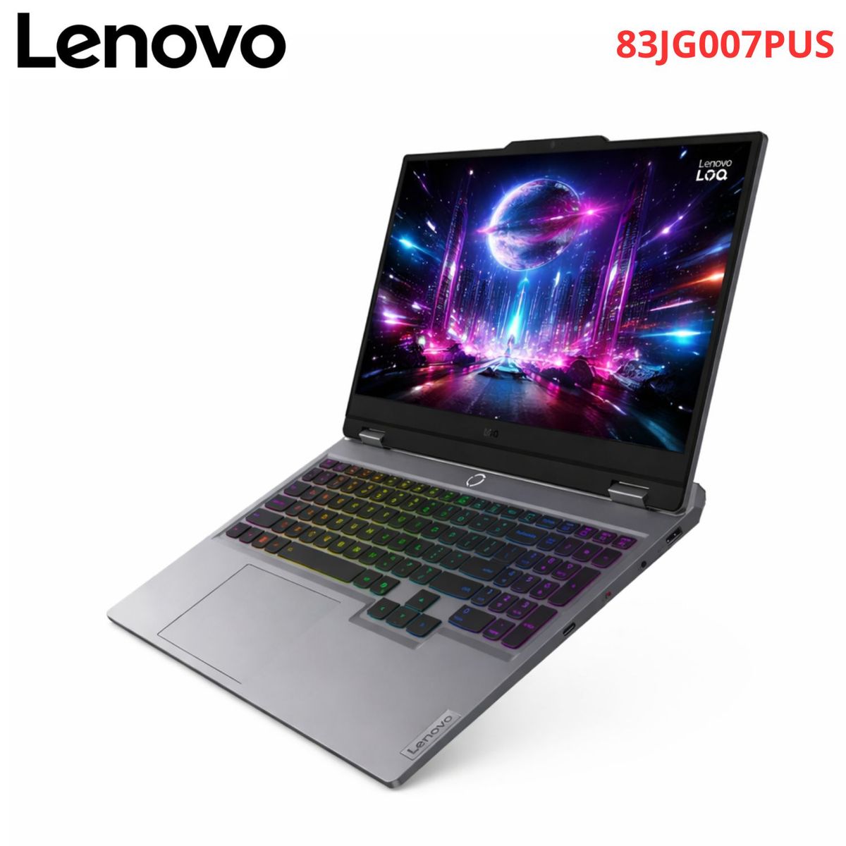 LENOVO - Laptop Gamer Lenovo Luna Grey Ryzen 7 250 16GB RAM 512GB SSD RTX 5060 8GB 15.6"  83JG007PUS