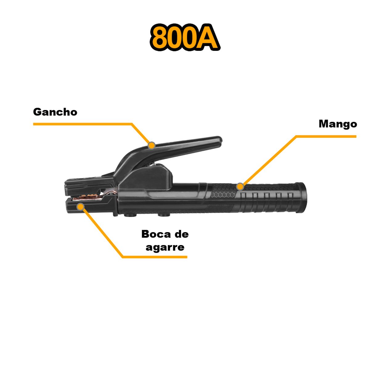 INGCO TOOLS - PORTA ELECTRODOS INGCO 800A WAH8008