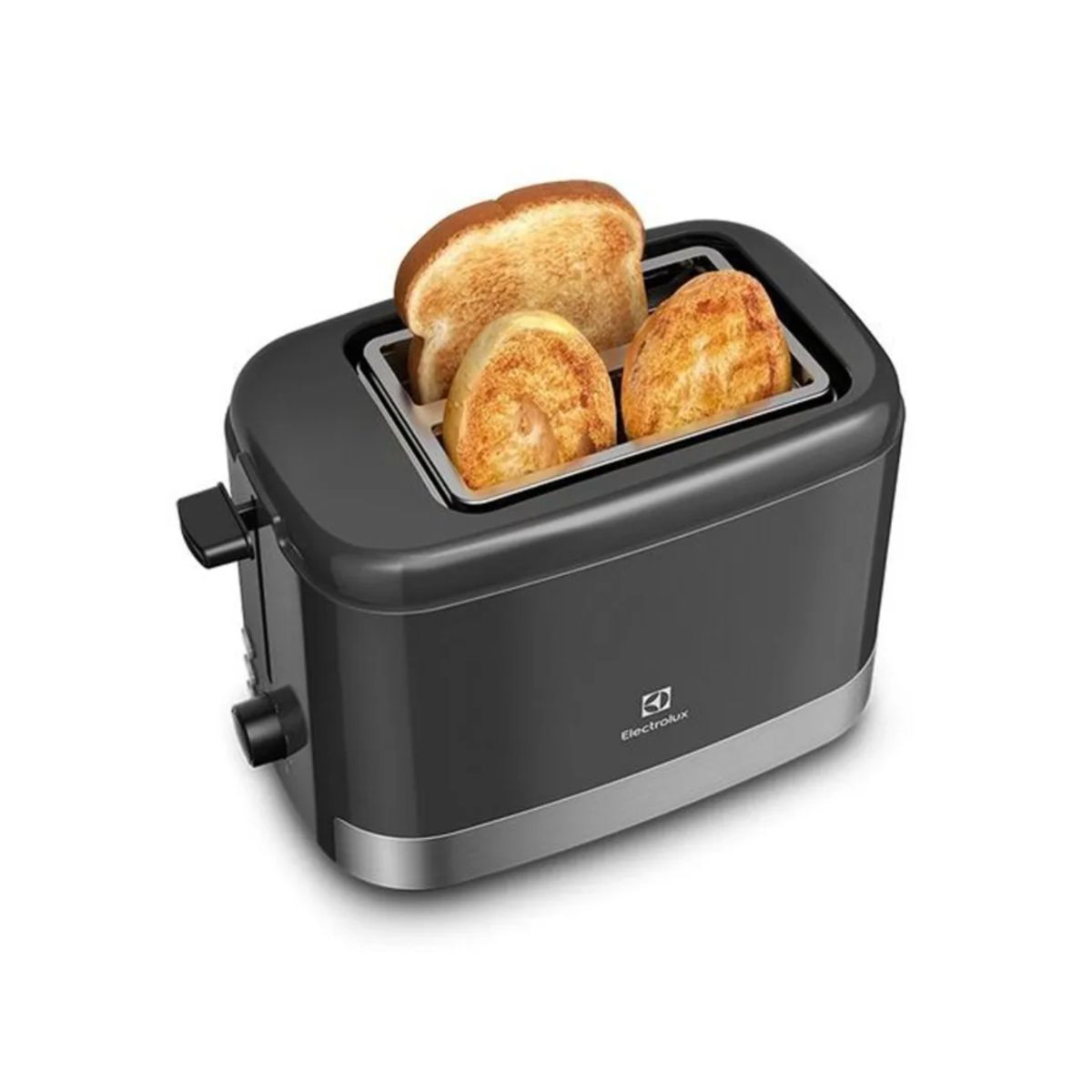ELECTROLUX - Tostadora ETS10 800W N EL  Rápida, Compacta y Eficiente