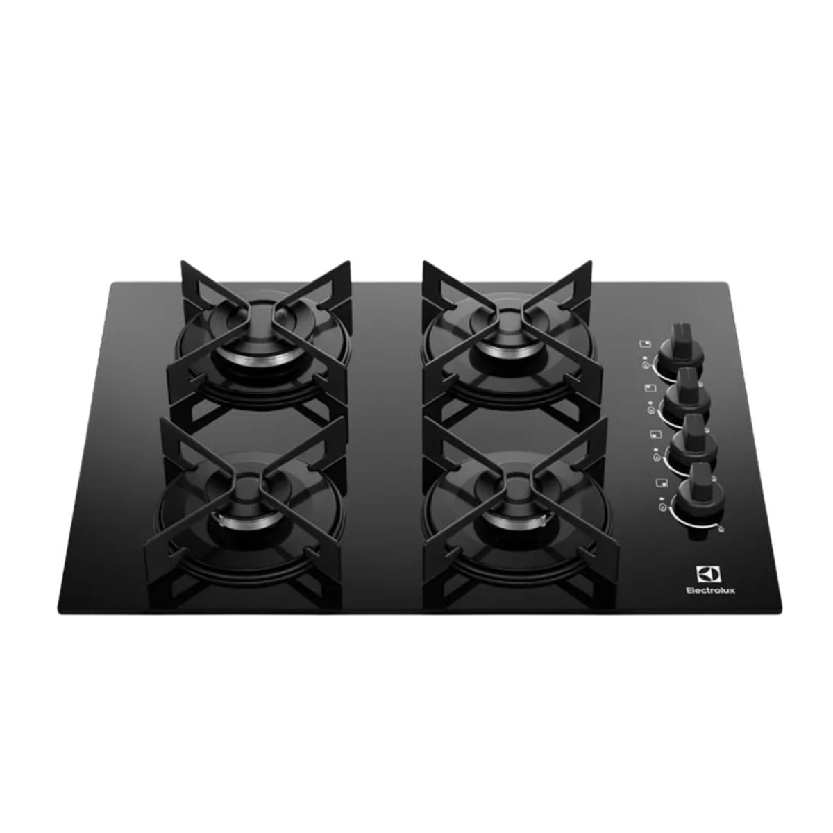 ELECTROLUX - Encimera a Gas Electrolux 4 Hornillas 52 cm KE4GR – Cocina Rápida y Segura