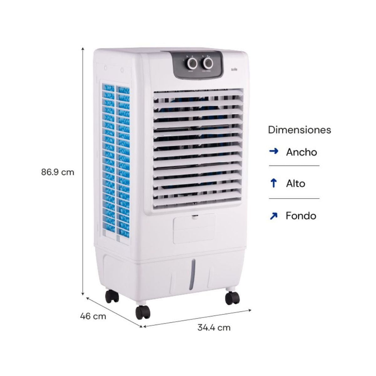 SOLE - Rapifresco Sole Ultra Cool Pro 20L SOLRAP002  Enfriamiento Potente y Eficiente