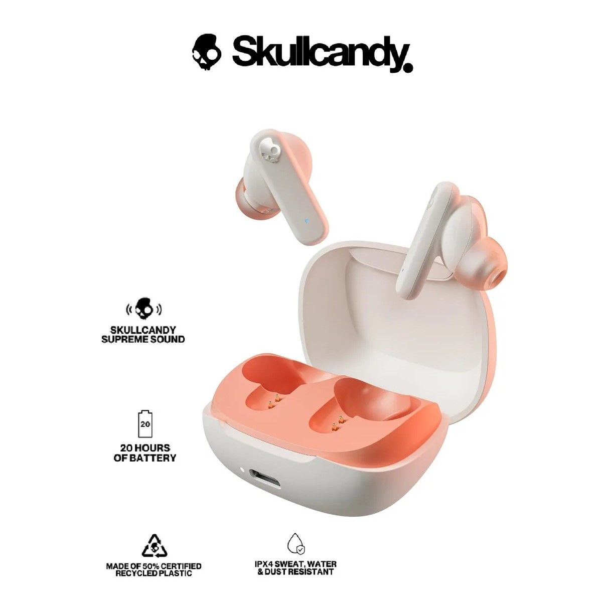 Skullcandy - Skullcandy Smokin Buds Audifonos Bluetooth TWS Bone
