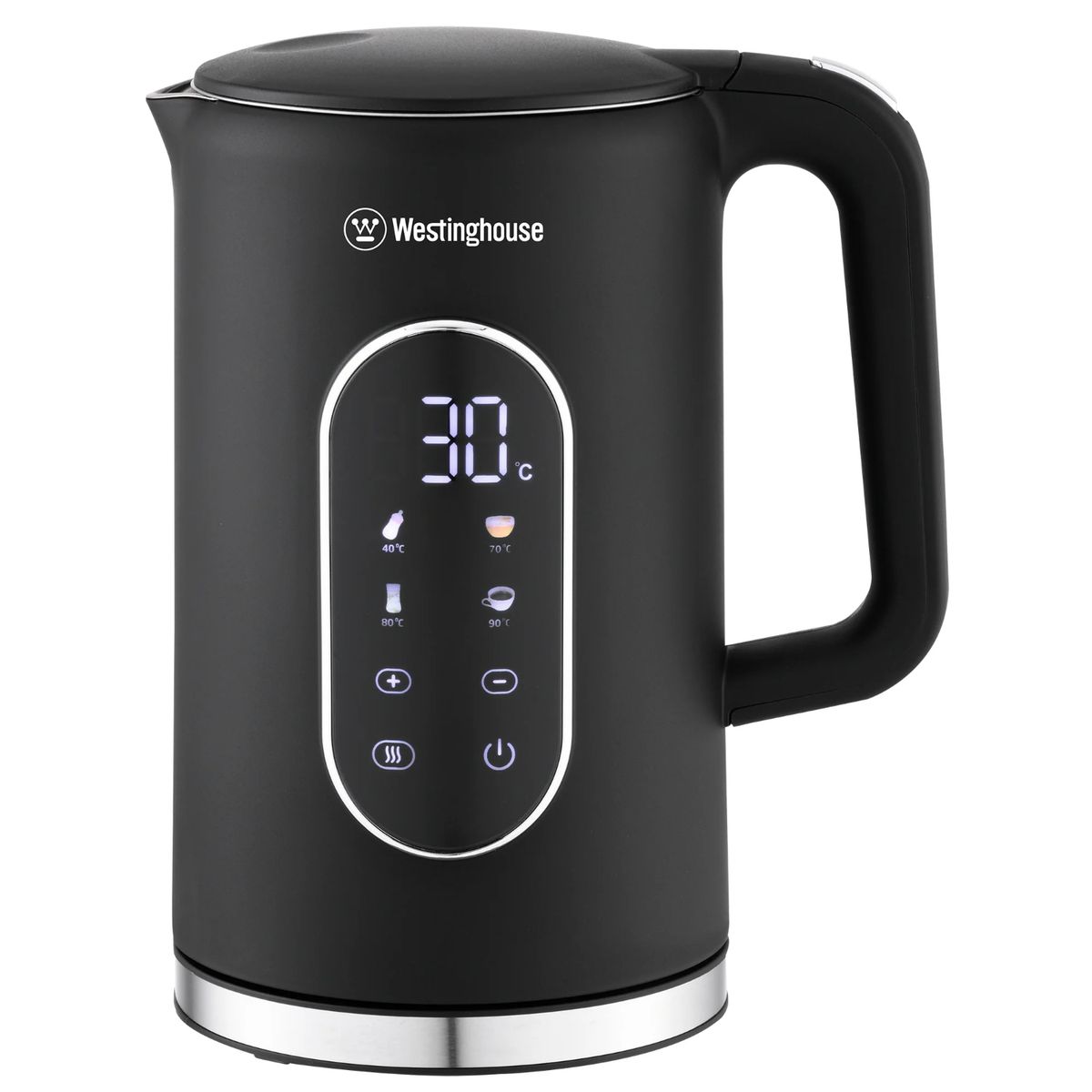 WESTINGHOUSE - Hervidor eléctrico digital pantalla táctil WH 1.7 litros