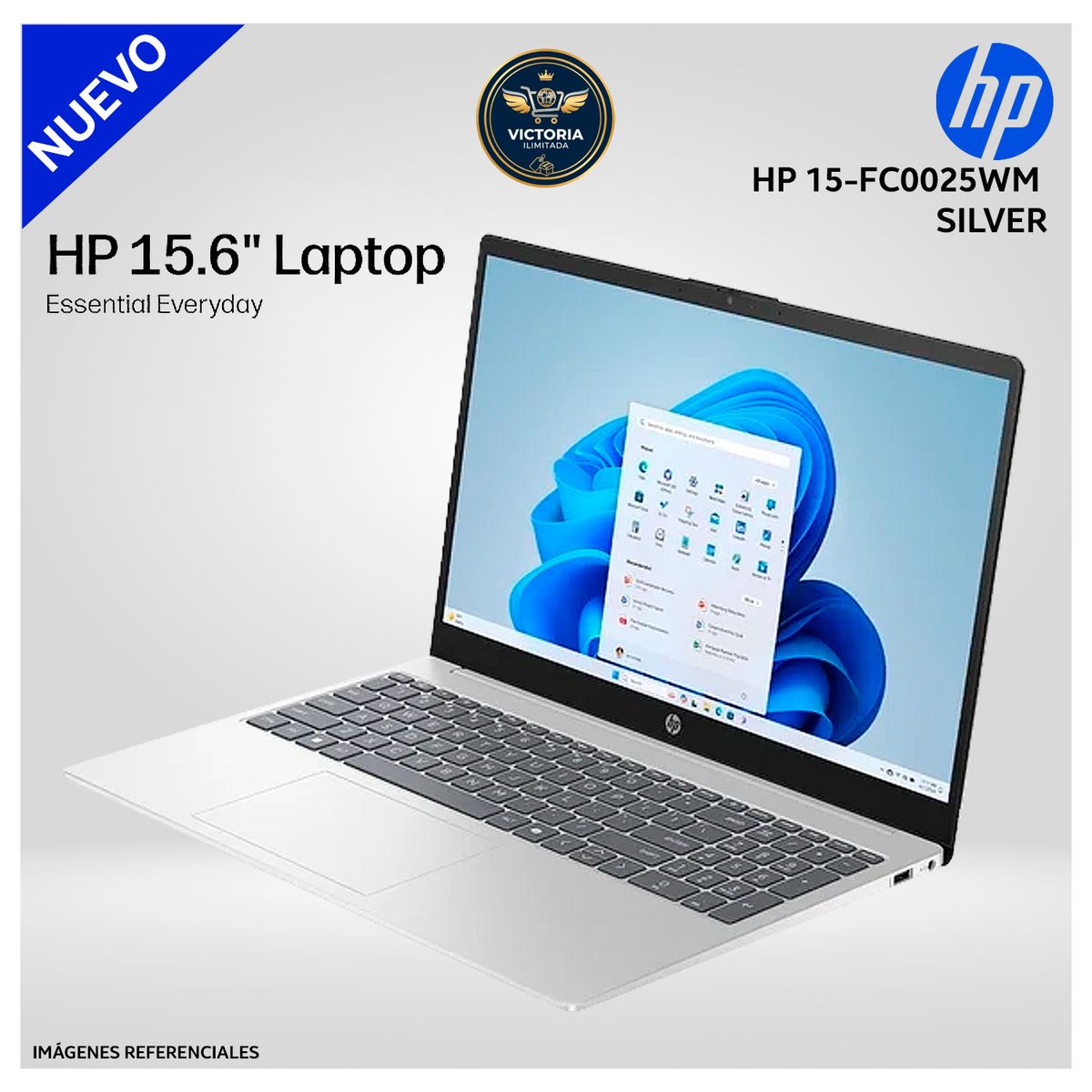 HP - Laptop HP 15-FC0025WM AMD RYZEN 5 7520U 1TB SSD 8GB RAM 15.6″ FHD TOUCHSCREEN WINDOWS 11 (CK3Q5UA#ABA)