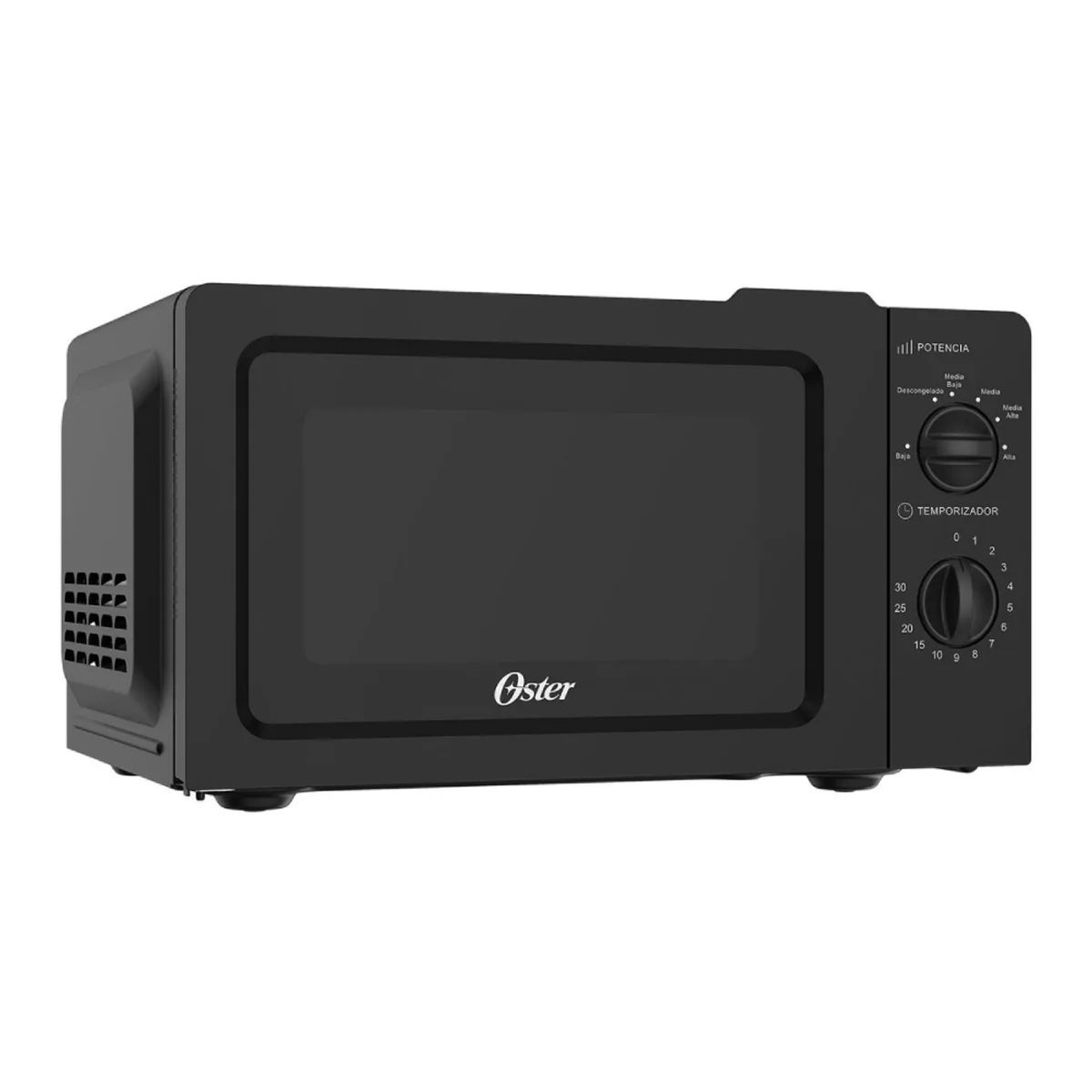 OSTER - Microondas Negro 17L POGG1702  Compacto, Práctico y Eficiente