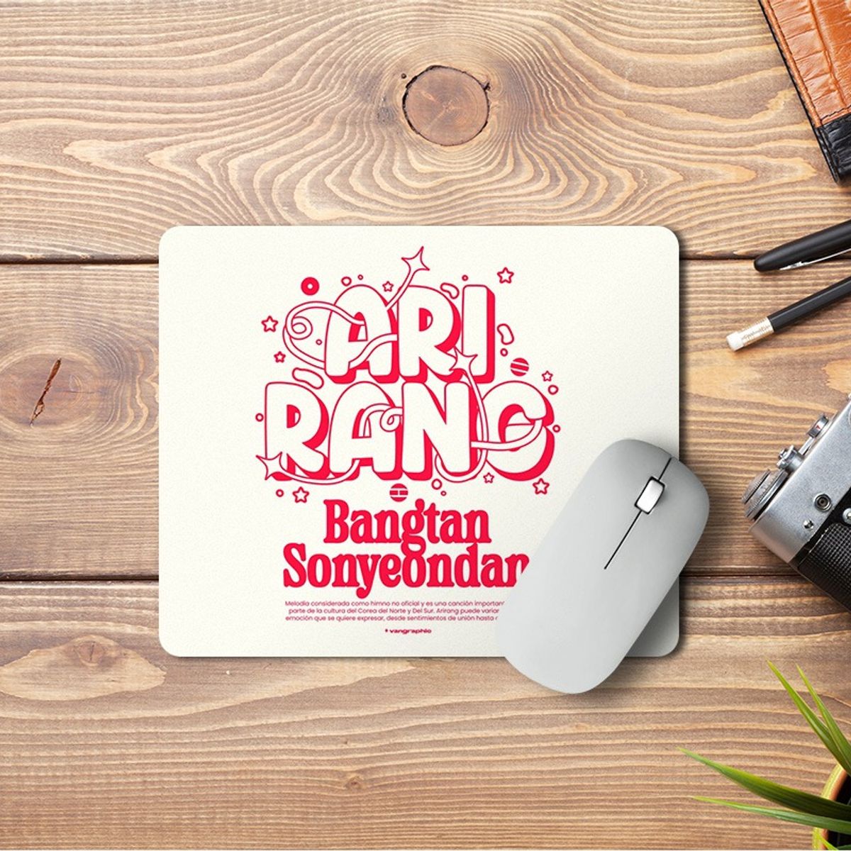 GENERICO - Mousepad BTS Arirang Rojo