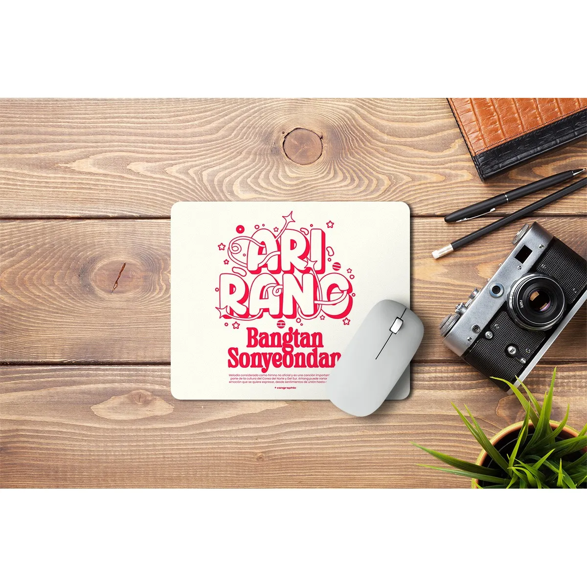 GENERICO - Mousepad BTS Arirang Rojo