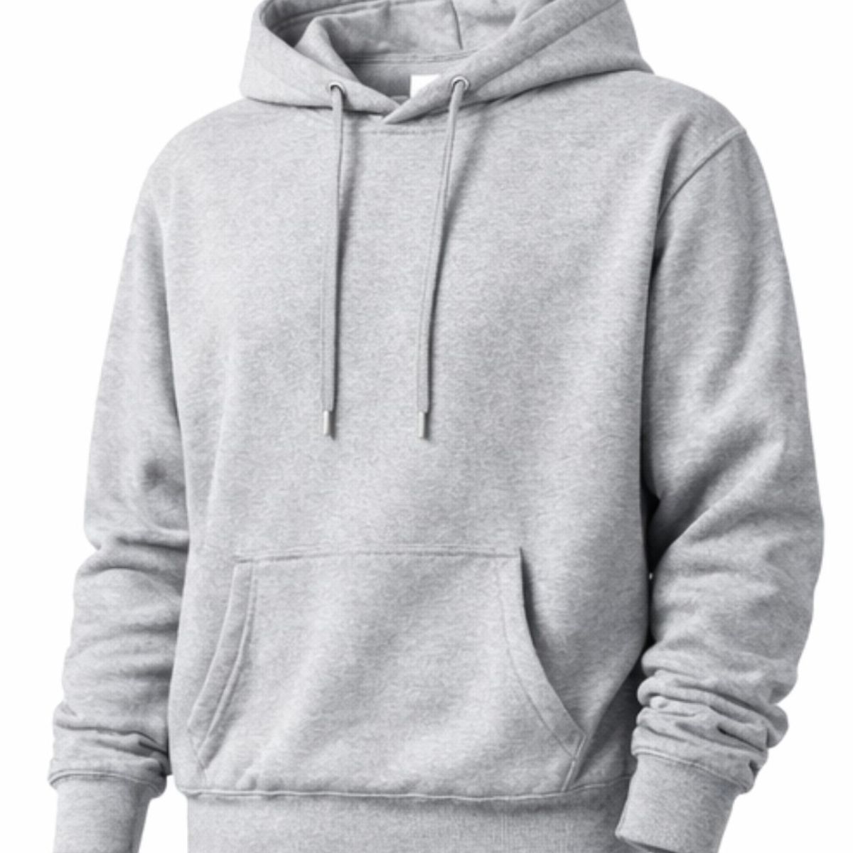 ENKI - Polera Hoodie Hombre Melange Algodón Franela Con Capucha Estilo Urbano