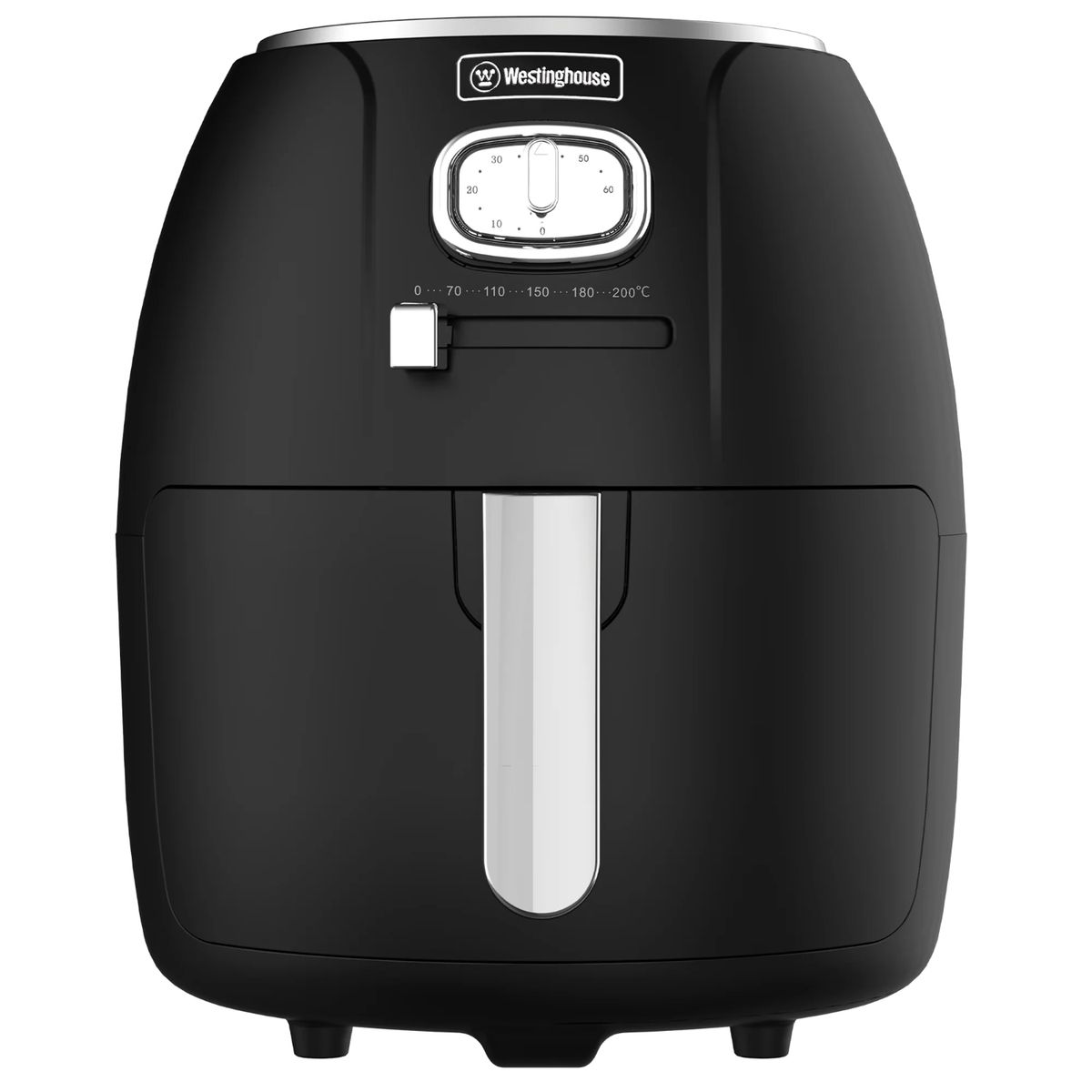 WESTINGHOUSE - Freidora de aire 1500W Retro 4L negro