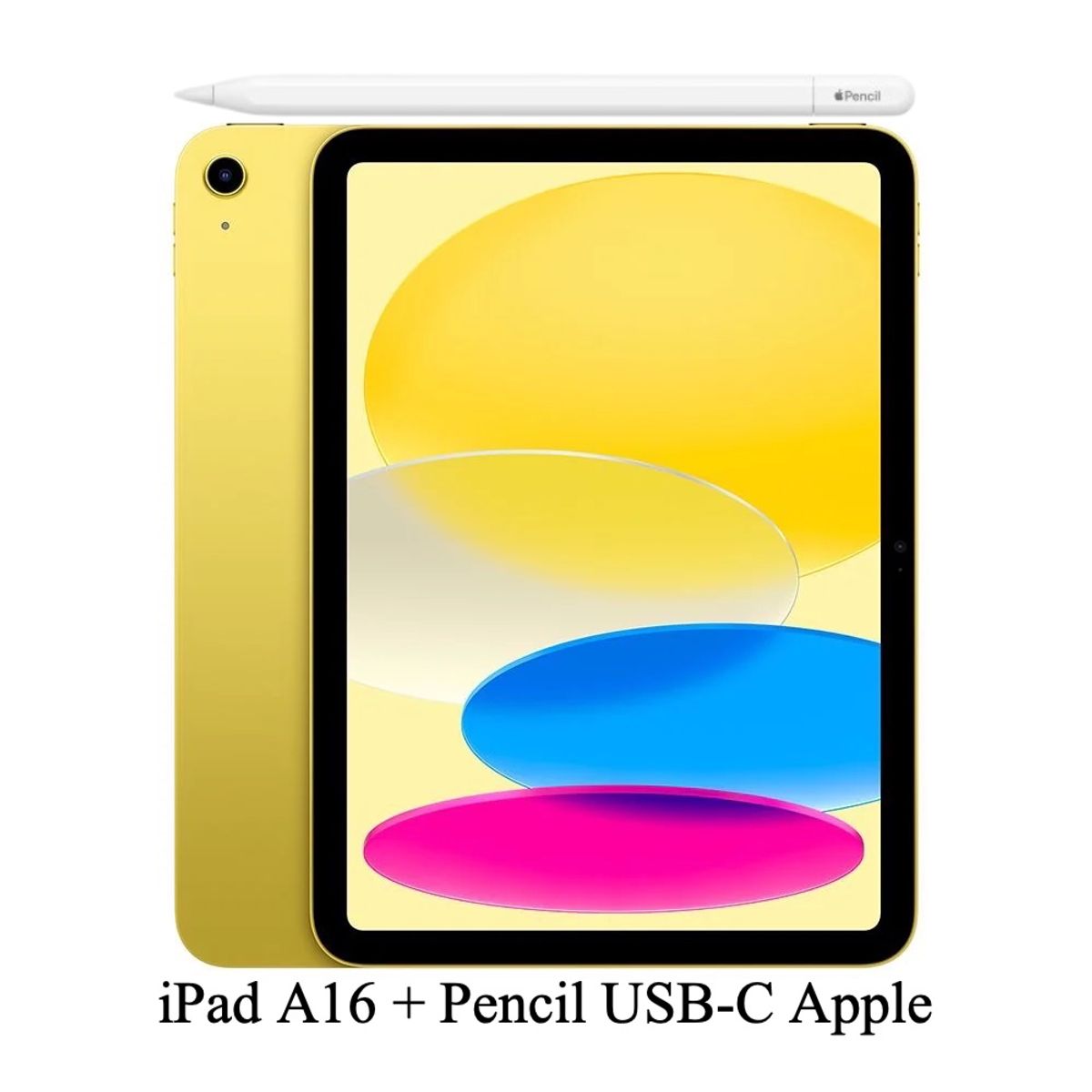 APPLE - IPAD A16 11" 2025 128GB WIFI + APPLE PENCIL USB-C - YELLOW